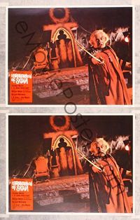 7m848 BROTHERHOOD OF SATAN 2 LCs '71 creepy image of satanic cultist!