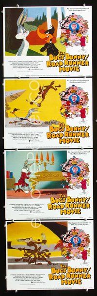 7m619 BUGS BUNNY & ROAD RUNNER MOVIE 4 LCs '79 Chuck Jones classic comedy cartoon, Daffy Duck!