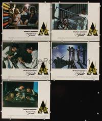 7m498 CLOCKWORK ORANGE 5 Int'l LCs '73 Stanley Kubrick classic, Malcolm McDowell!