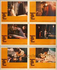 7m371 DRACULA HAS RISEN FROM THE GRAVE 6 LCs '69 Hammer, cool images from sexy vampire thriller!