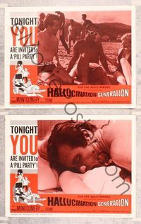 7m886 HALLUCINATION GENERATION 2 LCs '67 you are invited to a pill party, George Montgomery!