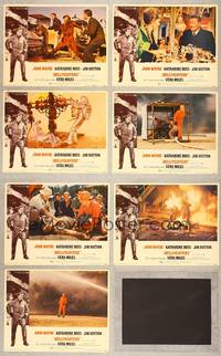 7m137 HELLFIGHTERS 7 LCs '69 John Wayne as fireman Red Adair, Katharine Ross, cool action scenes!