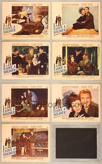 7m150 I LOVE A SOLDIER 7 LCs '44 Paulette Goddard with Sonny Tufts in uniform, Barry Fitzgerald!