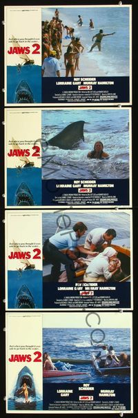 7m684 JAWS 2 4 LCs '78 Roy Scheider, just when you thought it was safe to go back in the water!