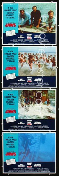 7m683 JAWS 4 LCs R79 Roy Scheider, Robert Shaw, Richard Dreyfuss, Steven Spielberg's shark classic!