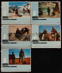 7m529 JEREMIAH JOHNSON 5 int'l LCs '72 mountain man Robert Redford, directed by Sydney Pollack!