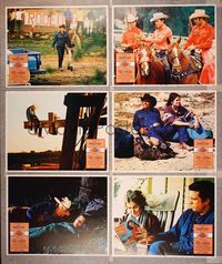 7m402 J.W. COOP 6 LCs '72 great images of rodeo cowboy Cliff Robertson, Geraldine Page!