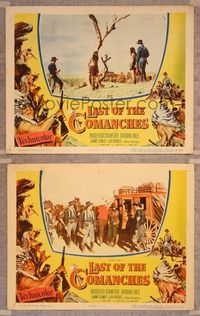 7m912 LAST OF THE COMANCHES 2 LCs '52 Broderick Crawford, Lloyd Bridges!
