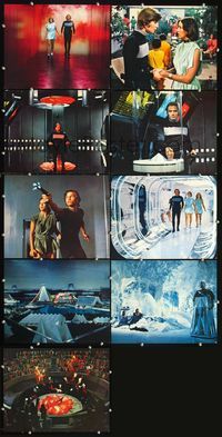 7m038 LOGAN'S RUN 9 11x14 stills '76 Michael York & Jenny Agutter on the run!