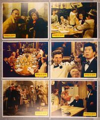 7m423 MURDER BY DEATH 6 LCs '76 David Niven, Peter Falk, Peter Sellers, Alec Guiness!