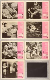 7m237 NIGHT OF THE IGUANA 7 LCs '64Richard Burton, Ava Gardner, Sue Lyon, Deborah Kerr, John Huston