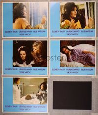 7m553 NIGHT WATCH 5 LCs '73 many images of scared Elizabeth Taylor!