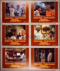 7m427 NORMAN IS THAT YOU 6 LCs '76 great images of Redd Foxx, Pearl Bailey, Dennis Dugan!