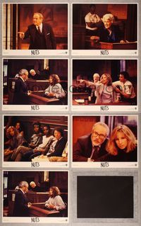 7m244 NUTS 7 LCs '87 Barbra Streisand & Richard Dreyfuss in courtroom!