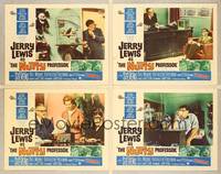7m715 NUTTY PROFESSOR 4 LCs '63 wacky Jerry Lewis directs & stars w/pretty Stella Stevens!