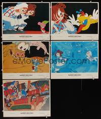 7m565 RAGGEDY ANN & ANDY 5 LCs '77 A Musical Adventure, cute cartoon artwork!