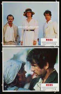 7m947 REDS 2 LCs '81 Warren Beatty, Diane Keaton, Jack Nicholson!