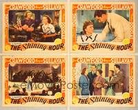 7m737 SHINING HOUR 4 LCs '38 Melvyn Douglas, Joan Crawford, Margaret Sullavan, Robert Young
