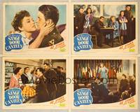 7m746 STAGE DOOR CANTEEN 4 LCs '43 Sol Lesser produced WWII all-star musical!