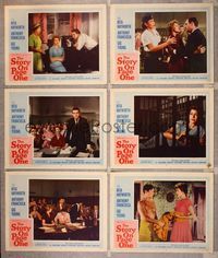 7m448 STORY ON PAGE ONE 6 LCs '60 Rita Hayworth, Anthony Franciosa, Gig Young!