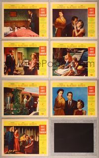 7m292 THERE'S ALWAYS TOMORROW 7 LCs '56 Fred MacMurray between Barbara Stanwyck & Joan Bennett!