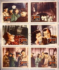7m458 THIRD MAN 6 LCs R56 images of Joseph Cotten & Alida Valli, classic film noir!