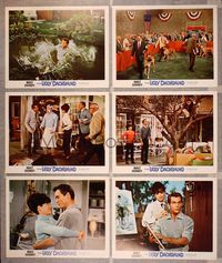 7m468 UGLY DACHSHUND 6 LCs '66 Walt Disney, images of Great Dane, Dean Jones!