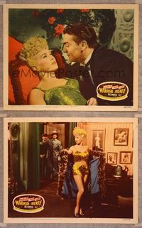 7m989 WABASH AVENUE 2 LCs '50 sexy Betty Grable in skimpy outfit, Victor Mature!
