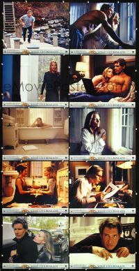 7m029 WHAT LIES BENEATH 10 LCs '00 Robert Zemeckis directed, Harrison Ford & Michelle Pfeiffer!