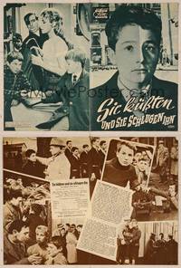 7p164 400 BLOWS German program '59 many images of Jean-Pierre Leaud as young Francois Truffaut!