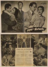 7p166 ACCUSED German program '49 different images of sexy Loretta Young & Robert Cummings!
