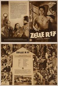 7p170 BRUTE FORCE German program '50 different images of Burt Lancaster & sexy Yvonne DeCarlo!