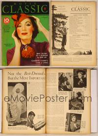 7p071 MOVIE CLASSIC magazine August 1935, portrait of sexy Dolores Del Rio by Edwin Bower Hesser!