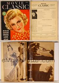 7p068 MOVIE CLASSIC magazine March 1935, artwork portrait of Ginger Rogers by Lorin Larson!