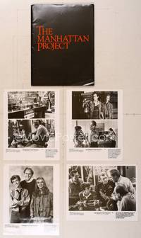 7p145 MANHATTAN PROJECT presskit '86 Marshall Brickman, John Lithgow, Christopher Collet, Nixon