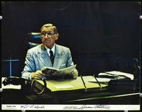 7r331 GIVE 'EM HELL HARRY color signed 11x14 still '75 by James Whitmore, as President Harry Truman