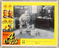 7r105 4 CLOWNS LC #8 '70 convicts Stan Laurel & Oliver Hardy digging into warden's office!