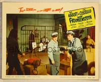 7r110 ABBOTT & COSTELLO MEET FRANKENSTEIN LC #1 R56 Lou is scared by museum executioner!