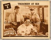 7r120 ADVENTURES OF SMILIN' JACK Chap 8 LC '42 Keye Luke & Tom Brown about to grab Japanese enemy!