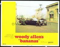 7r148 BANANAS LC #3 '71 Woody Allen comedy classic, guerillas having shootout in street!