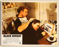 7r172 BLACK SUNDAY signed LC #1 '77 by crazy Bruce Dern, who is with pretty Marthe Keller!