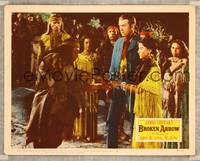 7r193 BROKEN ARROW LC #3 '50 James Stewart & Jeff Chandler at Native American ceremony!