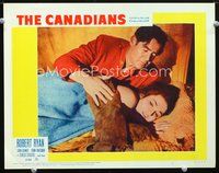7r203 CANADIANS LC #6 '61 close up of Mountie Robert Ryan being rejected in bed by Teresa Stratas!