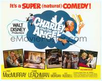 7r014 CHARLEY & THE ANGEL TC '73 Disney, Fred MacMurray, Cloris Leachman, supernatural comedy!
