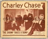 7r217 CHUMP TAKES A BUMP LC '39 office worker Charley Chase gets a face full of ink!