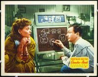 7r222 CLAUDIA & DAVID signed LC '48 by both Dorothy McGuire & Robert Young, who are in school!