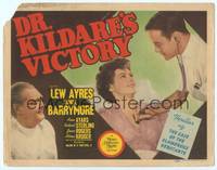 7r020 DR. KILDARE'S VICTORY TC '41 doctor Lew Ayres examines glamorous debutante, Lionel Barrymore