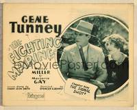 7r027 FIGHTING MARINE chap 9 TC '26 boxer Gene Tunney with adoring Marjorie Gay, serial!