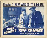 7r293 FLASH GORDON'S TRIP TO MARS Chap 1 LC R40s New Worlds to Conquer, three guys at table!