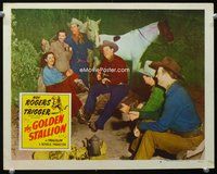7r336 GOLDEN STALLION LC #8 '49 Roy Rogers, Dale Evans, Trigger & The Riders of the Purple Sage!